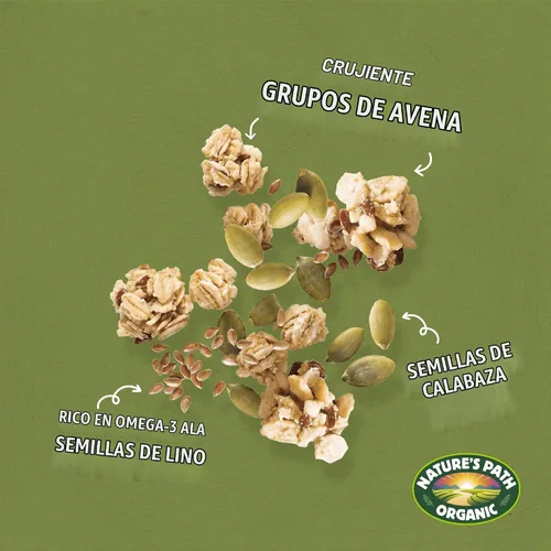 Vista 4 de Nature´s Path - Caja de granola de coco y chía orgánica saludable