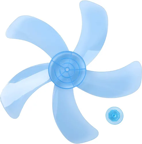Vista 8 de Reemplazo de la hoja del ventilador de plástico para ventilador de pie ventilador de mesa accesorios generales con cubierta de tuerca negro A 10