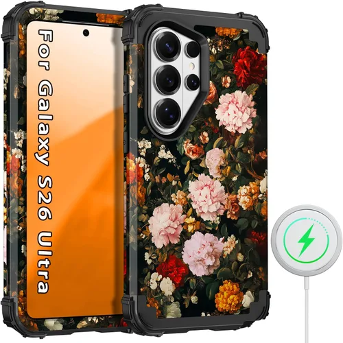 Vista 14 de Hekodonk Funda para Galaxy A17 5G, tres capas de protección resistente a prueba de golpes, plástico duro+silicona suave, funda protectora de cuerpo