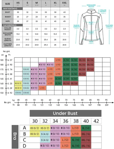 Vista 5 de GYM RAINBOW Chaqueta de entrenamiento para mujer con cremallera completa corte entallado ligera para atletismo correr deportes chamarra deportiva