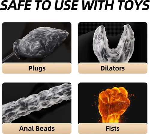 Vista 6 de Lubricante para sexo anal, gel de fisting premium a base de agua para mayor comodidad y experiencia suave, lubricante sexual duradero para la puerta