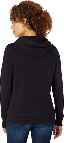 Vista 5 de Tienda Essentials - Sudadera con capucha de vellón de tela de toalla para mujer (disponible en tallas extragrandes)