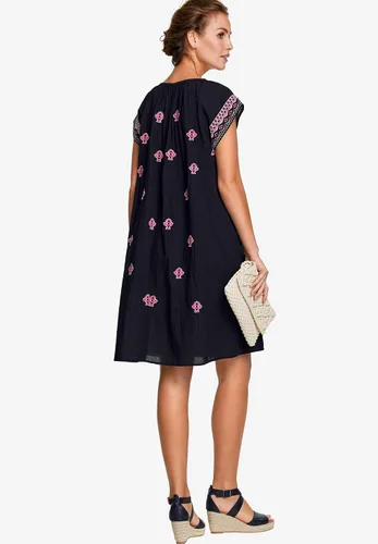 Vista 3 de ellos Vestido Playa Shift para mujer, talla grande