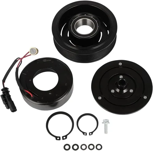 Vista 48 de cciyu Embrague del compresor de aire acondicionado 1993-1997 para Ford E-350 Econoline 7.3L 1993-1997 para Ford E-350 Econoline Club Wagon 7.3L