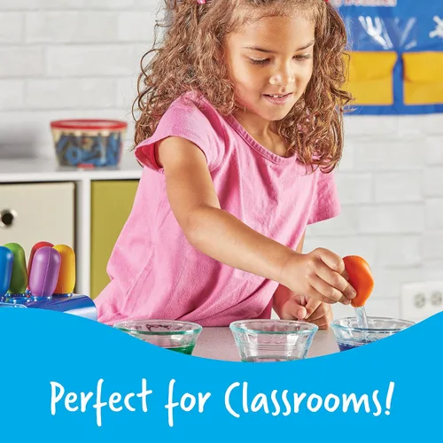 Vista 6 de Learning Resources goteros jumbo - experimentos científicos para niños, juguetes sensoriales para mesa de agua, herramientas para niños pequeños
