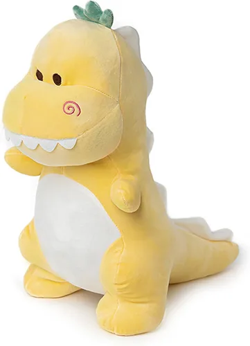 Vista 9 de Animal de peluche de dinosaurio, lindo peluche de dinosaurio suave de 12 pulgadas, juguetes de peluche para niños y niñas, bebés y niños (verde)