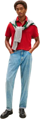 Vista 103 de Tommy Hilfiger Polo de piqué de algodón de manga corta para hombre en ajuste regular