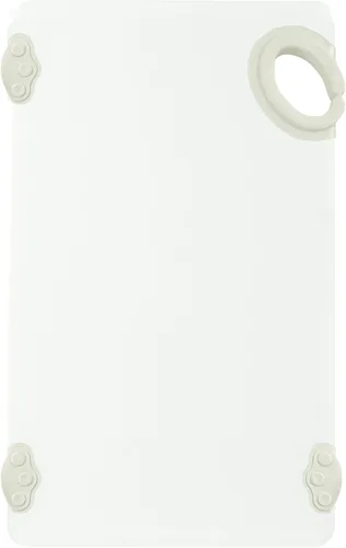 Vista 18 de Winco Tabla de cortar antideslizante con gancho, 12" x 18" x 1/2", Azul