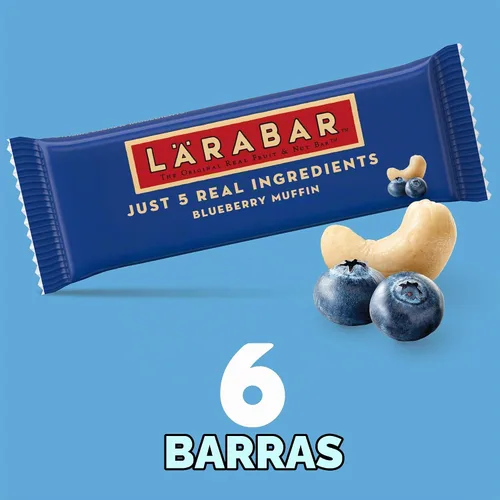 Vista 3 de Larabar - Muffin, barras veganas de frutas y nueces sin gluten, 6