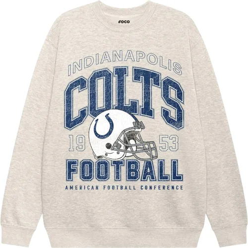 Vista 22 de FOCO Sudadera unisex de cuello redondo con logotipo de equipo universitario de la NFL