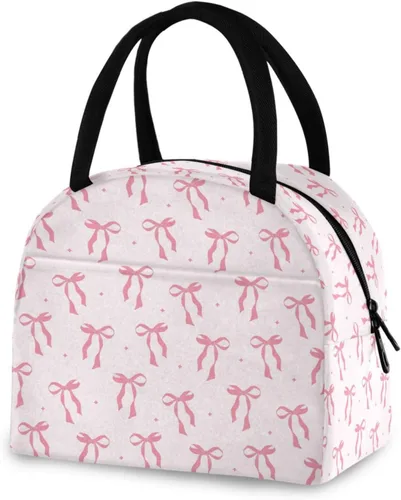 Vista 11 de Blueangle Lonchera con diseño de mariposa para mujer, bonita lonchera aislada con forro a prueba de fugas