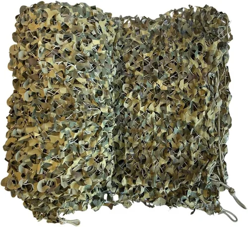Vista 14 de CamoSystems Red de camuflaje reforzada Redes de camuflaje 3D, impermeable y protección UV, tela silenciosa antidesgarro