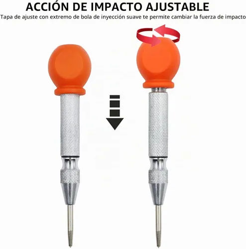 Vista 4 de WHLLING Punzón central automático de 2 piezas, perforador de impacto