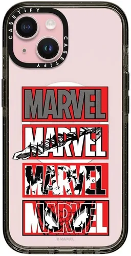 Vista 46 de CASETiFY Funda para iPhone Air, compatible con MagSafe Marvel VS CoLab Protección contra caídas de grado militar 4x de 8.2 pies Funda Capitán