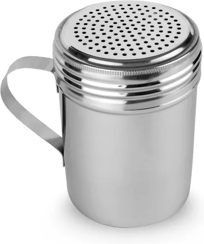 Vista 9 de Espolvoreador de Acero Inoxidable Ideal para Sal, Especias, Azúcar, Harina (1, 10 oz)