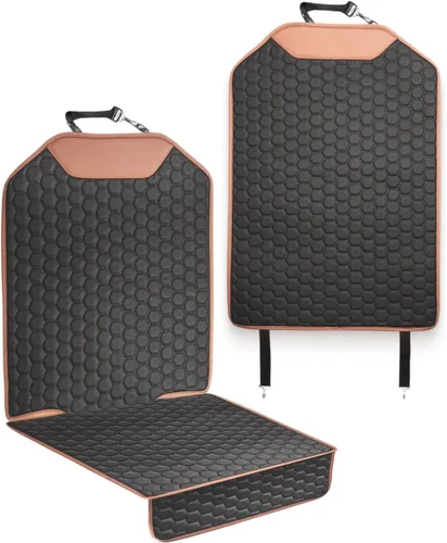 Vista 14 de Owleys Protector de Asiento de Coche de Cuero Premium para Asiento de Coche Infantil, Cubierta de Asiento de Coche contra Rasguños y Suciedad Negro
