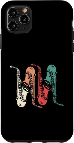Vista 4 de Funda para iPhone 12 mini con banda de marcha, para saxofonista, regalo de jazz, música