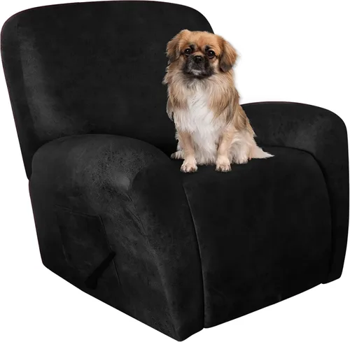 Vista 51 de ANARACHON Fundas para Sillas Reclinables Tipo Cuero, 4 Piezas Funda para Sillón Reclinable Lazy Boy, Protector de Muebles - Funda Suave Lavable