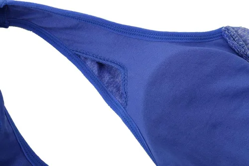 Vista 32 de Brasier deportivo o para yoga con cierre frontal de ganchos y cremallera para mujer