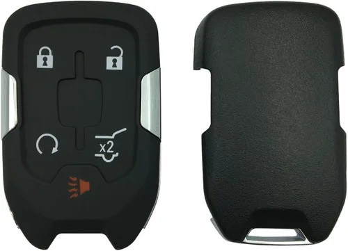 Vista 4 de Funda de llave de repuesto para GMC Acadia Terrain Yukon Chevy Suburban Tahoe, carcasa de llave de control remoto inteligente (Tipo B)