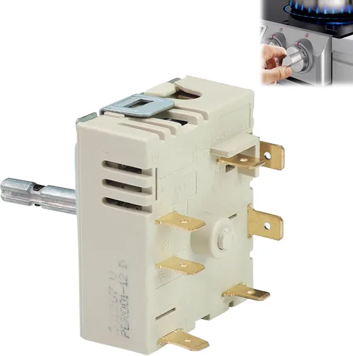 Vista 8 de Interruptor de control de elemento de superficie de estufa DG44-01006D para estufa Samsung – Regulador de energía de reemplazo OEM – Compatible