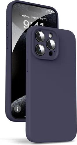 Vista 63 de Supdeal Funda de silicona líquida para iPhone Air - [Protección total para la cámara] [Forro de microfibra suave antiarañazos] Funda de teléfono