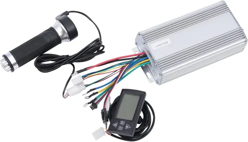 Vista 5 de Kit de conversión de rueda trasera de bicicleta eléctrica de 26 pulgadas 48 V 1500 W neumático de nieve grasa Kit de motor de bicicleta eléctrica