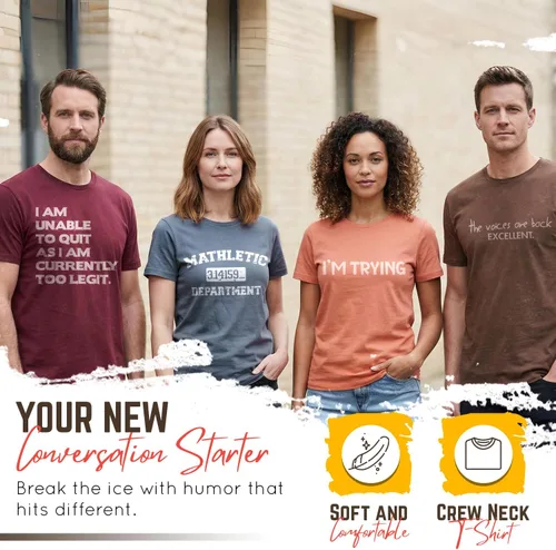 Vista 8 de Camiseta divertida con texto sarcástico en inglés: "Social Anxiety Like People Graphic Novelty" Negro