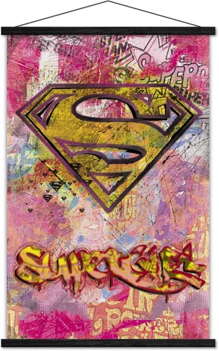 Vista 8 de Trends International DC Comics - Supergirl Wall Poster, 14.725" x 22.375", Barnwood Framed Version