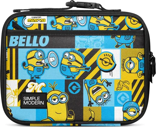 Vista 16 de Simple Modern Fiambrera para niños y bolsa de almuerzo aislada para la Campos de unicornio