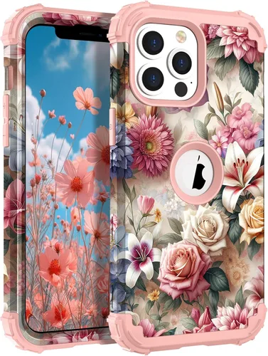 Vista 11 de Hocase Funda para iPhone SE 2022/2020, resistente a prueba de golpes, de plástico duro+goma de silicona, funda protectora híbrida para iPhone SE