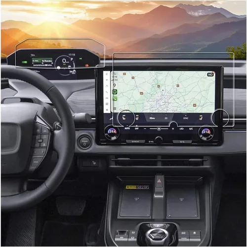 Vista 11 de SXCY 4 protectores de pantalla para Genesis GV70 2026 2027 [GPS + AC] Para Genesis GV70 2026 2027 Accesorios 2027 GV70 Protector de pantalla táctil