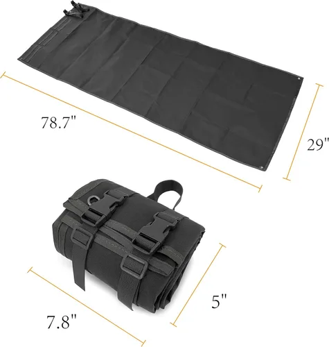 Vista 2 de Gespann Alfombrilla de tiro táctica de 77 x 30 pulgadas para exteriores
