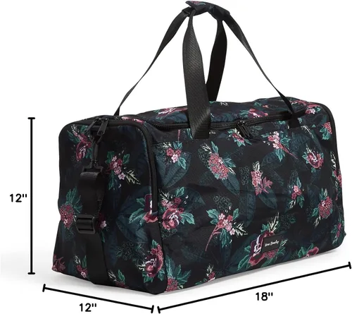 Vista 7 de Vera Bradley Women's Recycled Lighten Up Reactive Travel Duffle Bag