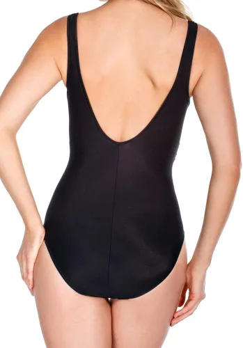 Vista 3 de Miraclesuit Women's Swimwear Long Torso Sanibel Tummy Control Underwire Bra One Piece Swimsuit