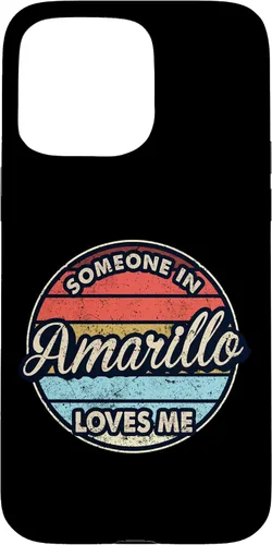 Vista 28 de iPhone 16 Someone In Amarillo Loves Me City US USA Case
