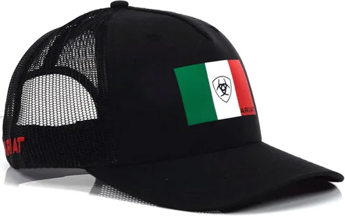 Vista 2 de ARIAT Mens Mexico Flag Shield Eagle Logo Cap