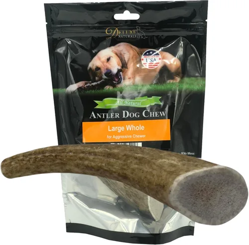 Vista 17 de 2 x 1 libra cuernos de alce masticables pequeños mixtos enteros y partidos para perros de juguete a pequeños de menos de 20 libras (5-7+ pulgadas)