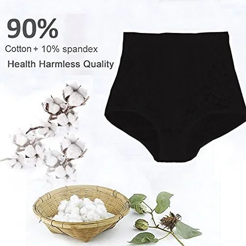 Vista 4 de Max shape Panty de cintura alta para mujer, con control de abdomen, tallas grandes