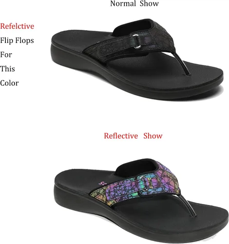 Vista 3 de SOLLBEAM Sandalias ortopédicas originales para mujer, estilo tanga con soporte de arco