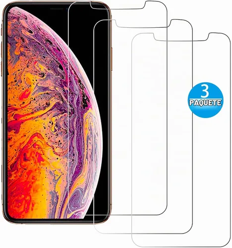 Vista 2 de Ailun - Protector de pantalla Apple iPhone 11 Pro/iPhone Xs/iPhone X, pantalla de 5.8 pulgadas, vidrio templado 2.5D, para la mayoría de las fundas