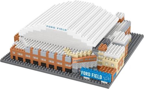 Vista 9 de FOCO NFL Bloques de construcción unisex para adultos 3D Mini BRXLZ con forma de estadio del equipo de la NFL