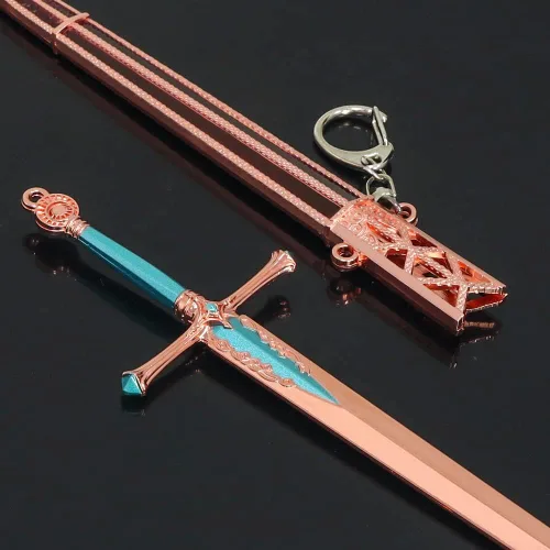 Vista 6 de Elden Ring - Figura de acción de espada de caballero cariano, 8.7 in, para adolescentes y adultos, multicolor, no requiere