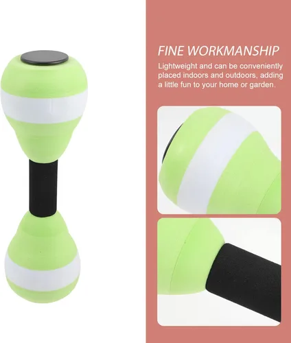 Vista 6 de VANZACK Pesas para Ejercicios Pesas para Ejercicios 1 par de mancuernas flotantes de agua Eva Fitness Deportes Piscina Ejercicio Mancuerna Equipo