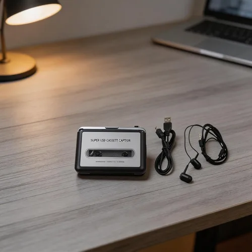 Vista 5 de Cassette Player to MP3 Converter