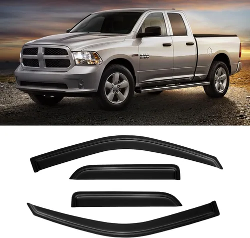 Vista 137 de Protectores de lluvia en canal para Jeep Grand Cherokee L 2021-2026, protectores de visera de ventana, deflector de ventilación, sombra viento humo