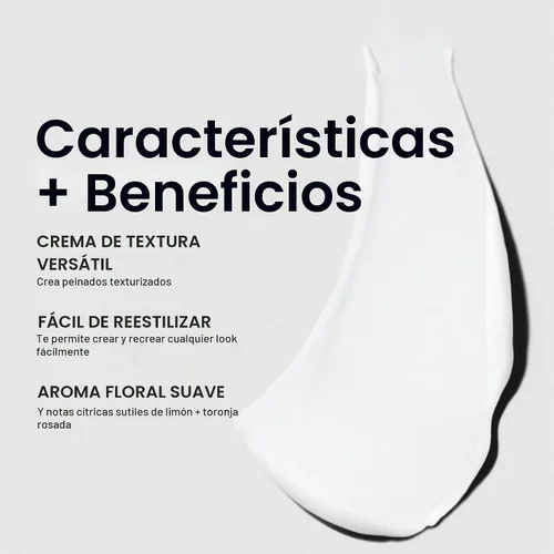 Vista 3 de Paul Mitchell Re-Works Crema de peinado, flexible, fijación flexible + fácil de peinar, para todo tipo de cabello