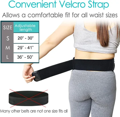 Vista 3 de Cinturón de soporte de catéter PD transpirable, cinturón de diálisis peritoneal con ranura elástica de malla para tubo de alimentación, accesorios