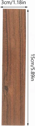 Vista 2 de 6 láminas de madera texturizada de repuesto para banco de jardín para manualidades y asientos al aire libre, tableros de madera sin terminar