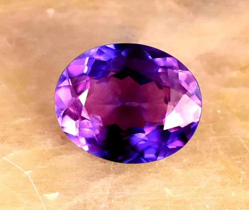 Vista 5 de Shri Balaji Gemas 8.05 Ct Natural Precioso Natural Tenebriscente Corte Ovalado Piedra Preciosa Suelta 0.512 in (Rosa Púrpura), Gema, Tenebrescent